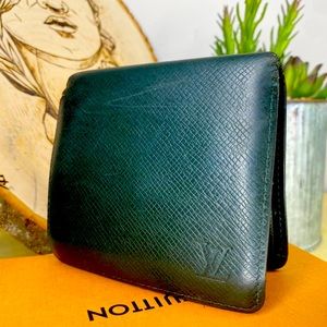 Louis Vuitton Dark Green Bifold Wallet